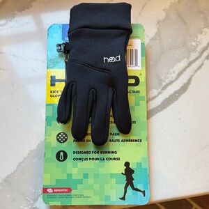 Head Black Kids Gloves